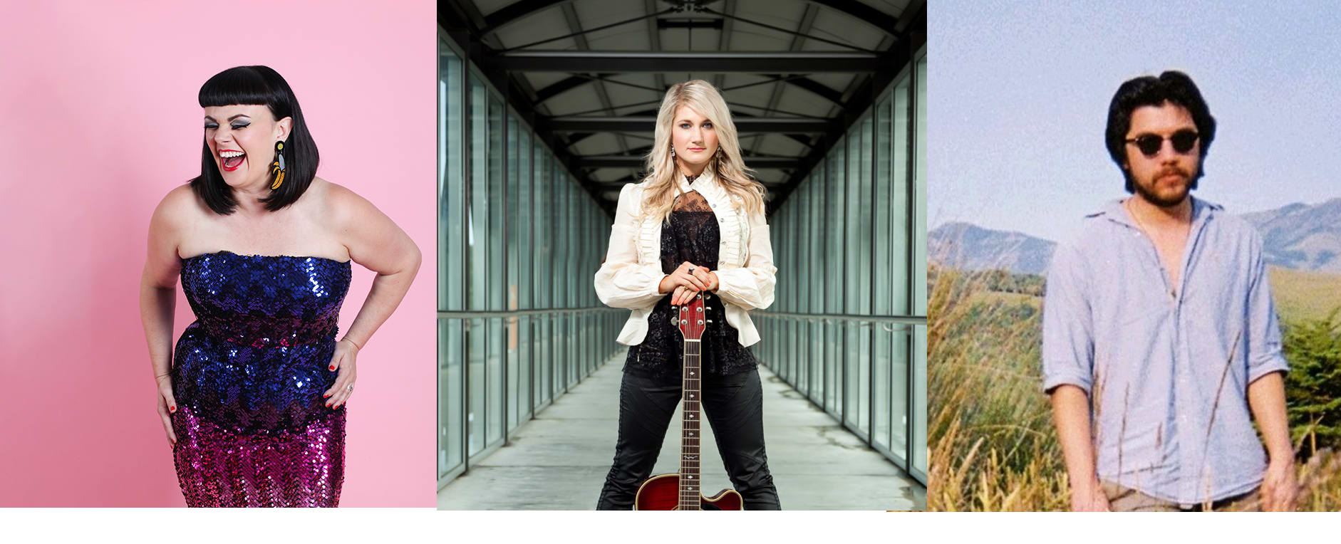 Country Music Awards Finalists 2021 From right: Tami Neilson, Jody Direen, Ryan Fisherman.