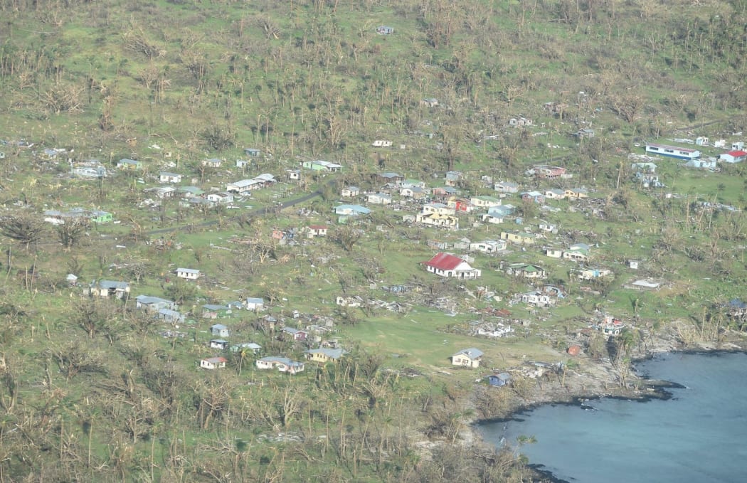 Devastation caused by Cyclone Winston to Fiji's outer islands