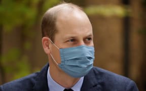 Britain's Prince William, Duke of Cambridge on a visit to St. Bartholomew's Hospital in London,  October 20, 2020. The prince is reported to have contacted Covid-19 in April.
