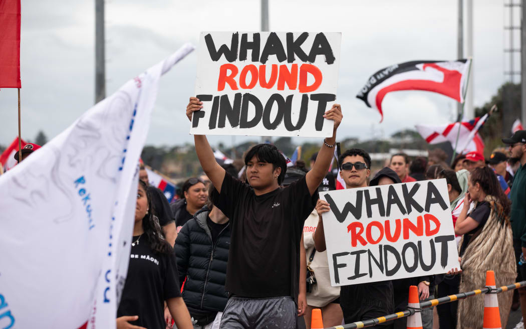 Scenes from Day 3 of Hikoi mō Te Tiriti in Tāmaki Makaurau, Auckland