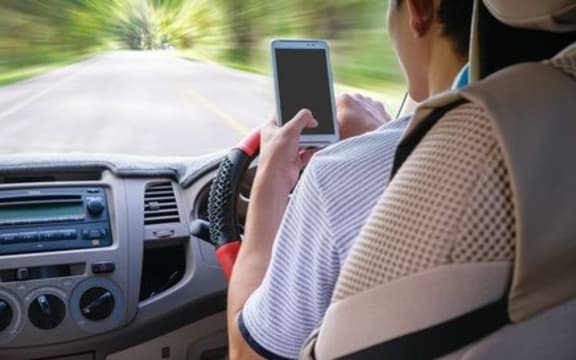 Texting driver