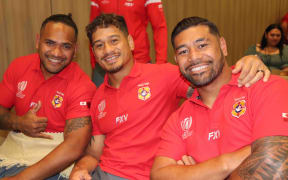 Tongan players in France for the Rugby World Cup. Photos: Tonga Rugby Union