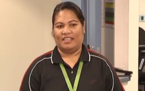 Newshub interviews Rose Kavapalu at Ōtāhuhu police station