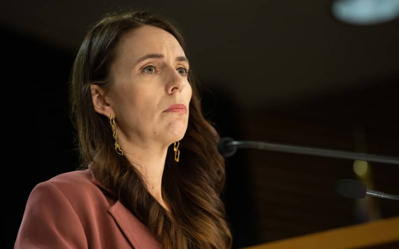 PM Jacinda Ardern speaks to media following Russia’s invasion of Ukraine