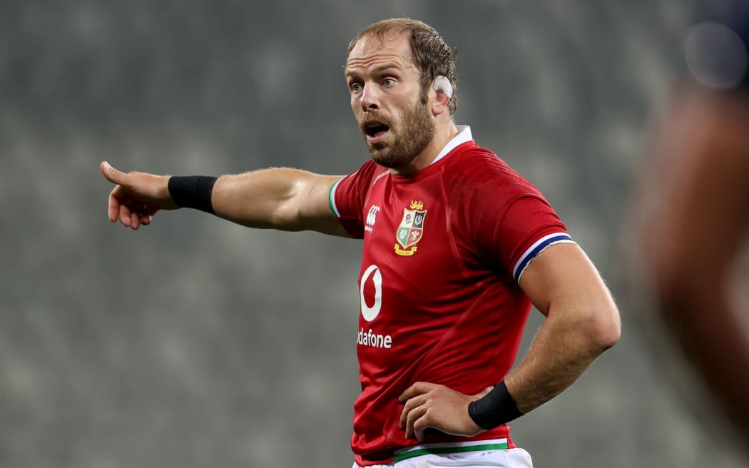 Alun Wyn Jones returns from injury to play for the British & Irish Lions in their tour match against the Stormers in Cape Town on 17/7/2021.