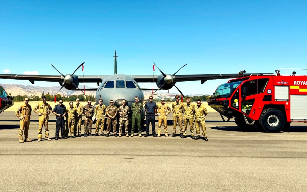 Tahiti-based French Air Force transport unit hosted by Royal New Zealand Air Force during training session –  7 March 2025