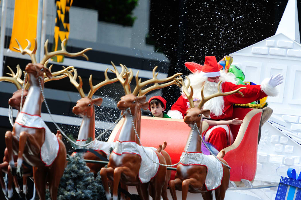 Auckland's christmas parade.