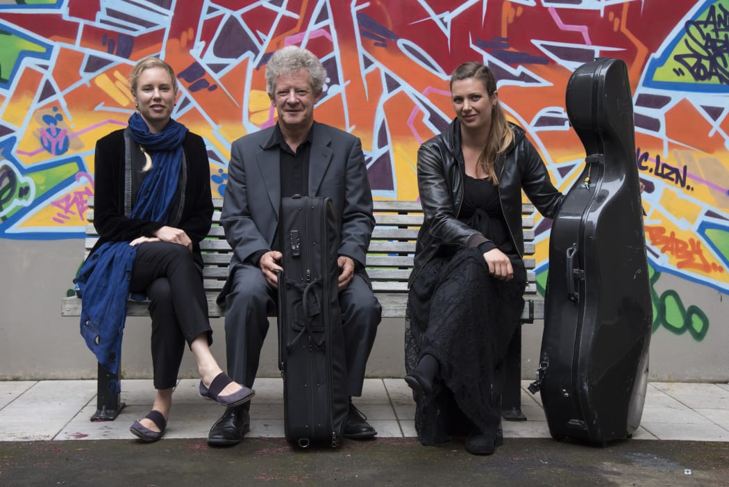 Archi d Amore Zelanda (left to right) Jane Curry, Donald Maurice & Emma Goodbehere