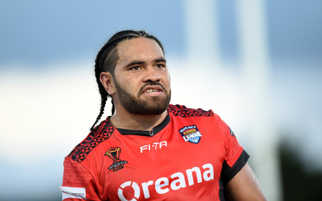 Mate Ma'a Tonga centre Konrad Hurrell.