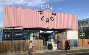 Tauranga's temporary 'Our Place' on vacant council land