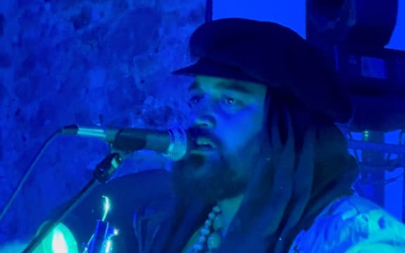 Troy Kingi playing at The Church, Christchurch, Friday 24 November 2023.