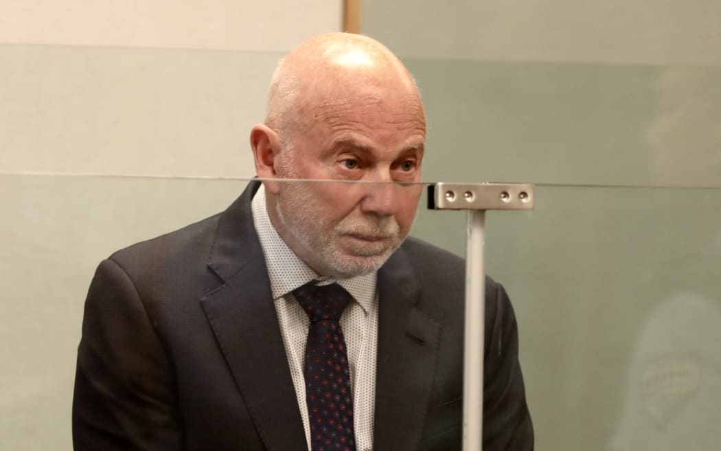 Philip Polkinghorne in court for his sentencing on meth charges on 1 November.
