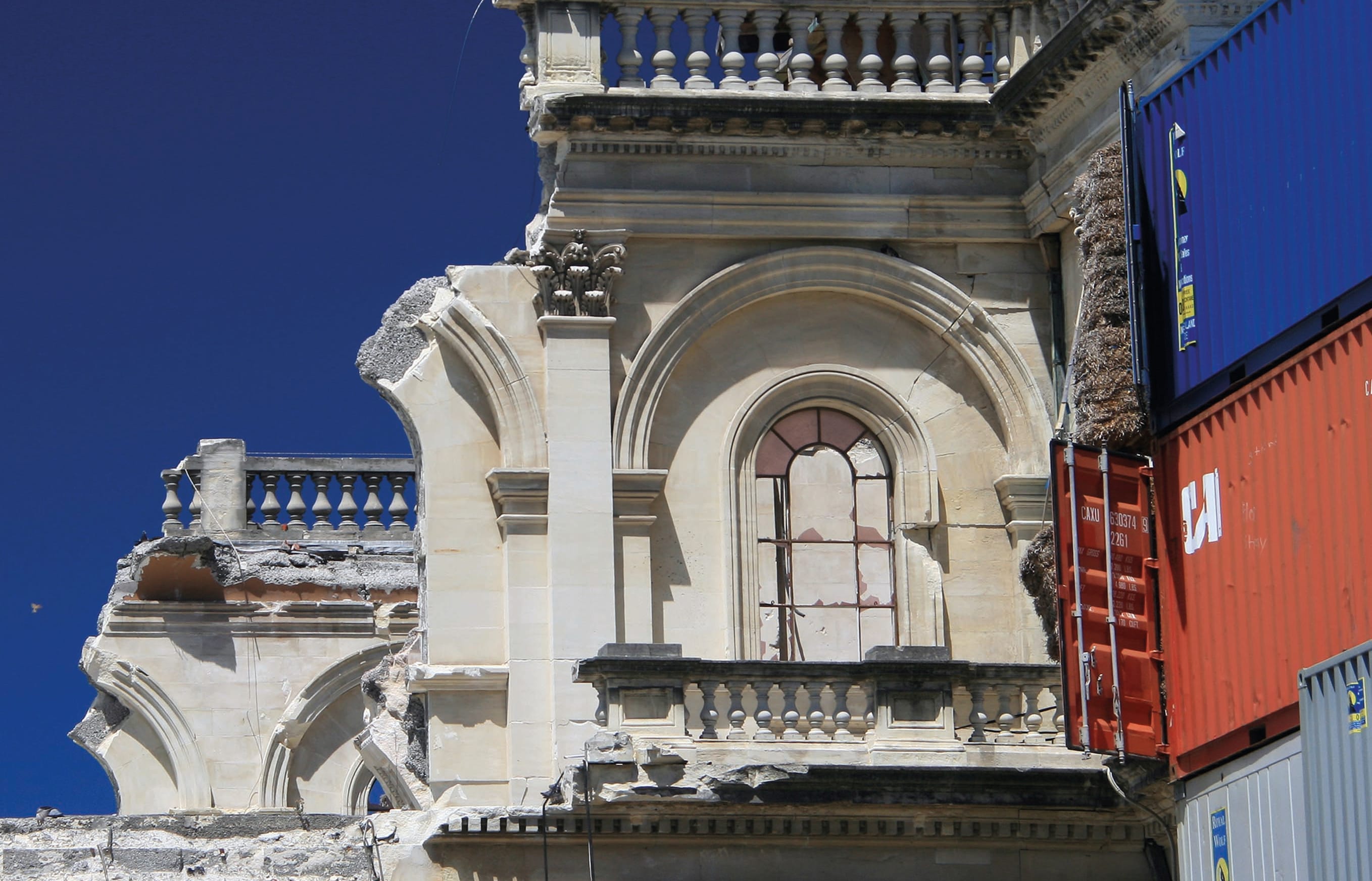 Remains of the Cathedral of Blessed Sacrament, Christchurch.