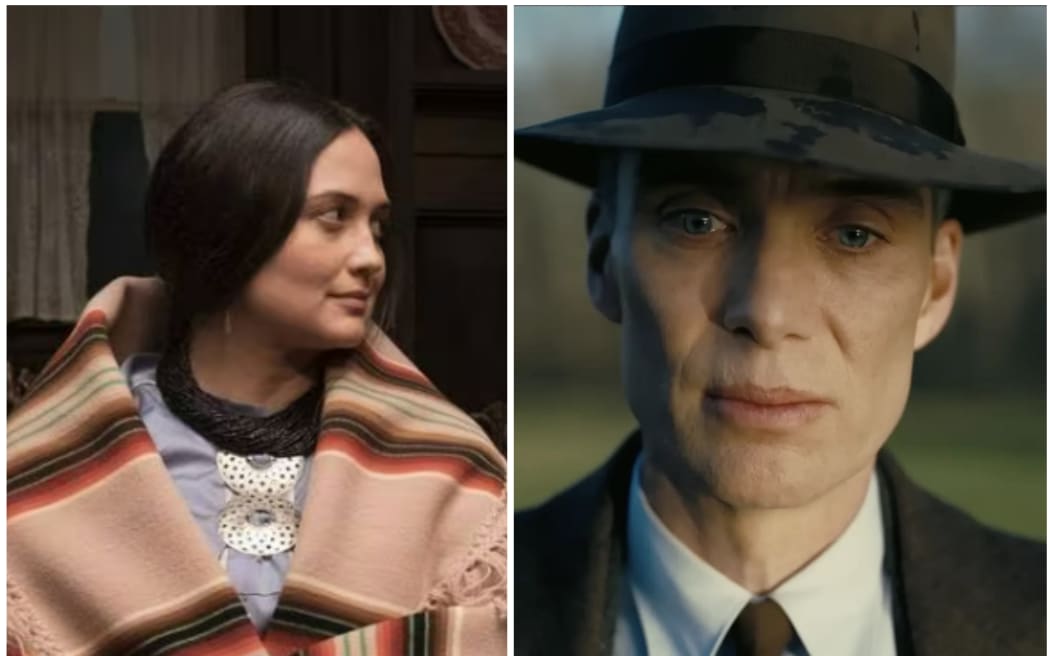 The 2024 Hollywood's Screen Actors Guild award winners for best actress, Lily Gladstone, and best actor, Cillian Murphy.
