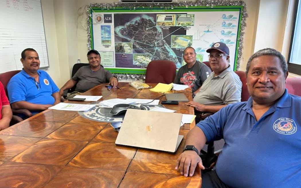 Victor Nabeyan (R) said the lengthy drought brought up concerns around water security.