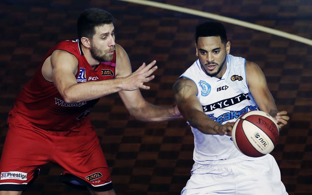 Corey Webster tangles with Tom Jervis