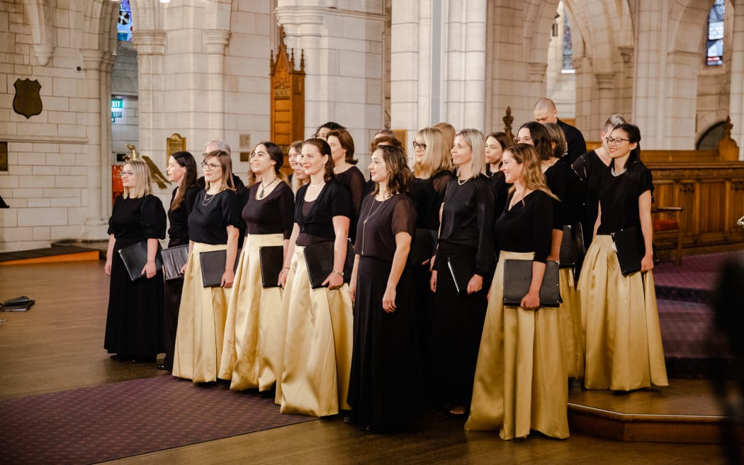 The Auckland women's choir Luminata Voices in concert in St Matthew's-n-the-City.