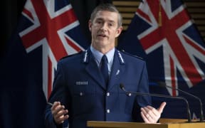 Police Commissioner Andrew Coster during the update on yesterday's terror attack in West Auckland, Parliament, Wellington. 04 September, 2021.  NZ Herald photograph by Mark Mitchell
