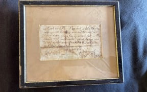 The manuscript dates back to 1787