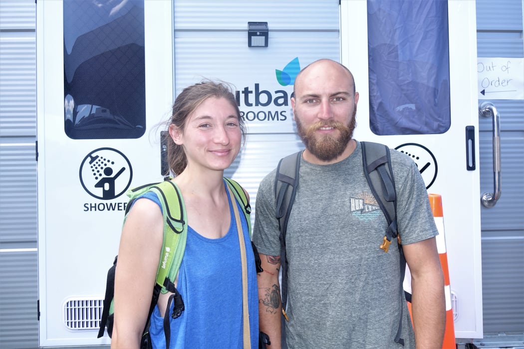 French tourists Genn Lafon and Loic Raffin