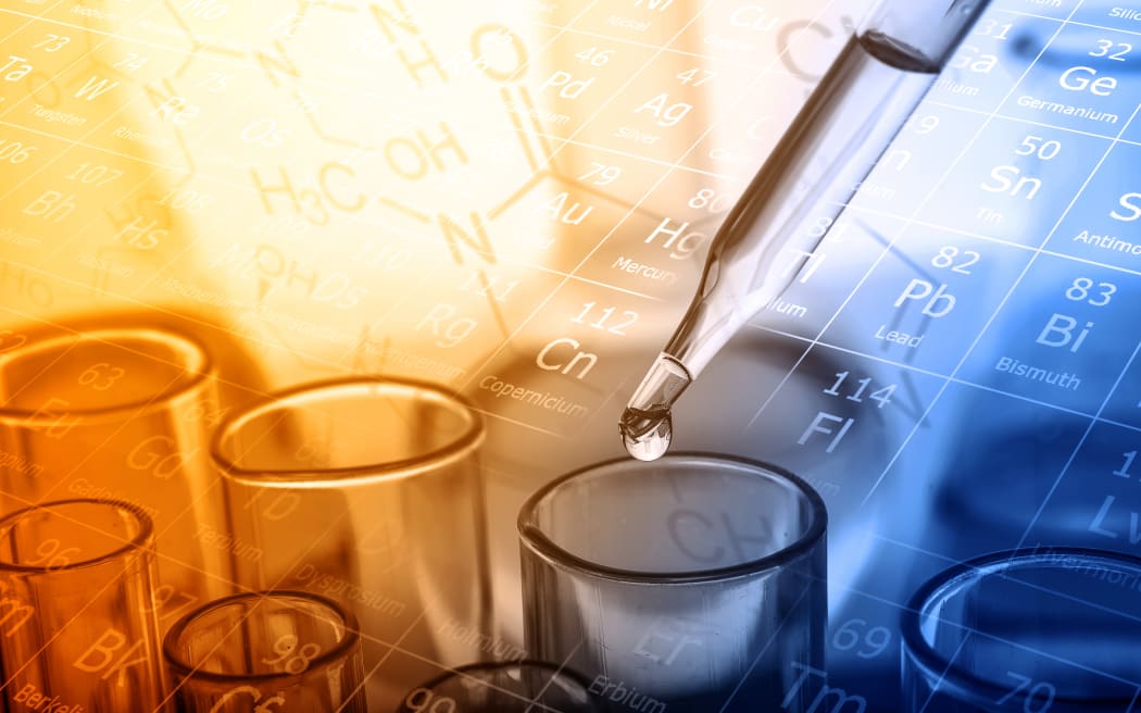 Lab research chemicals. (file)