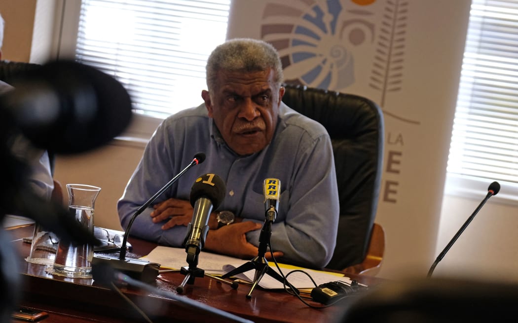New Caledonia's President Louis Mapou