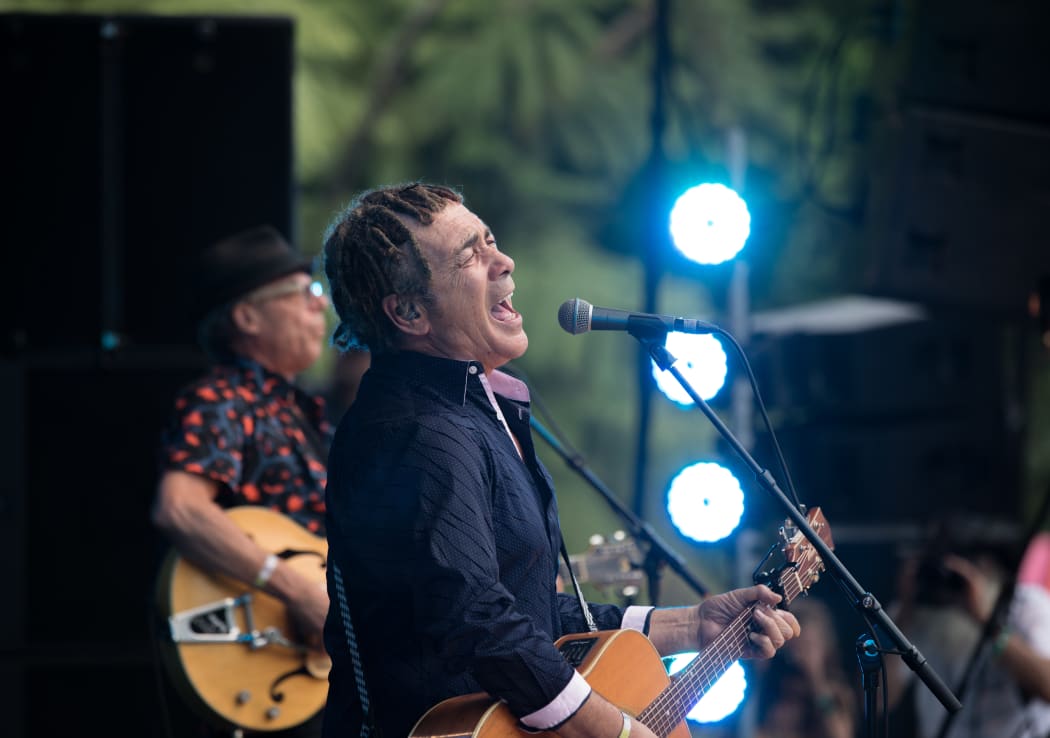Dragon on stage at WOMAD 2018