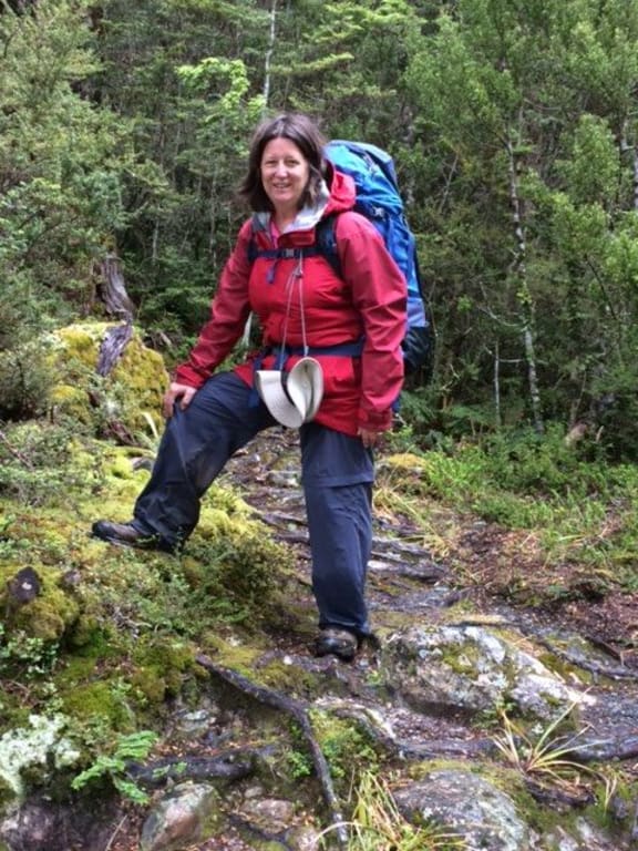 Monique Elven is a regular tramper of New Zealand back-country tracks.