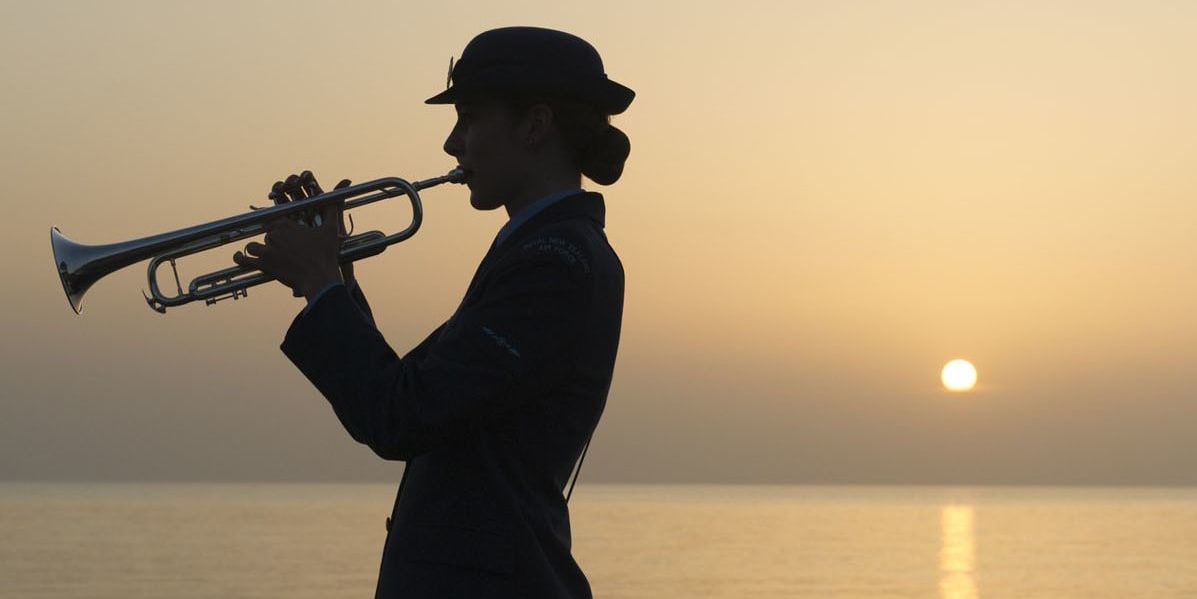 Sarah Henderson at Anzac Cove.