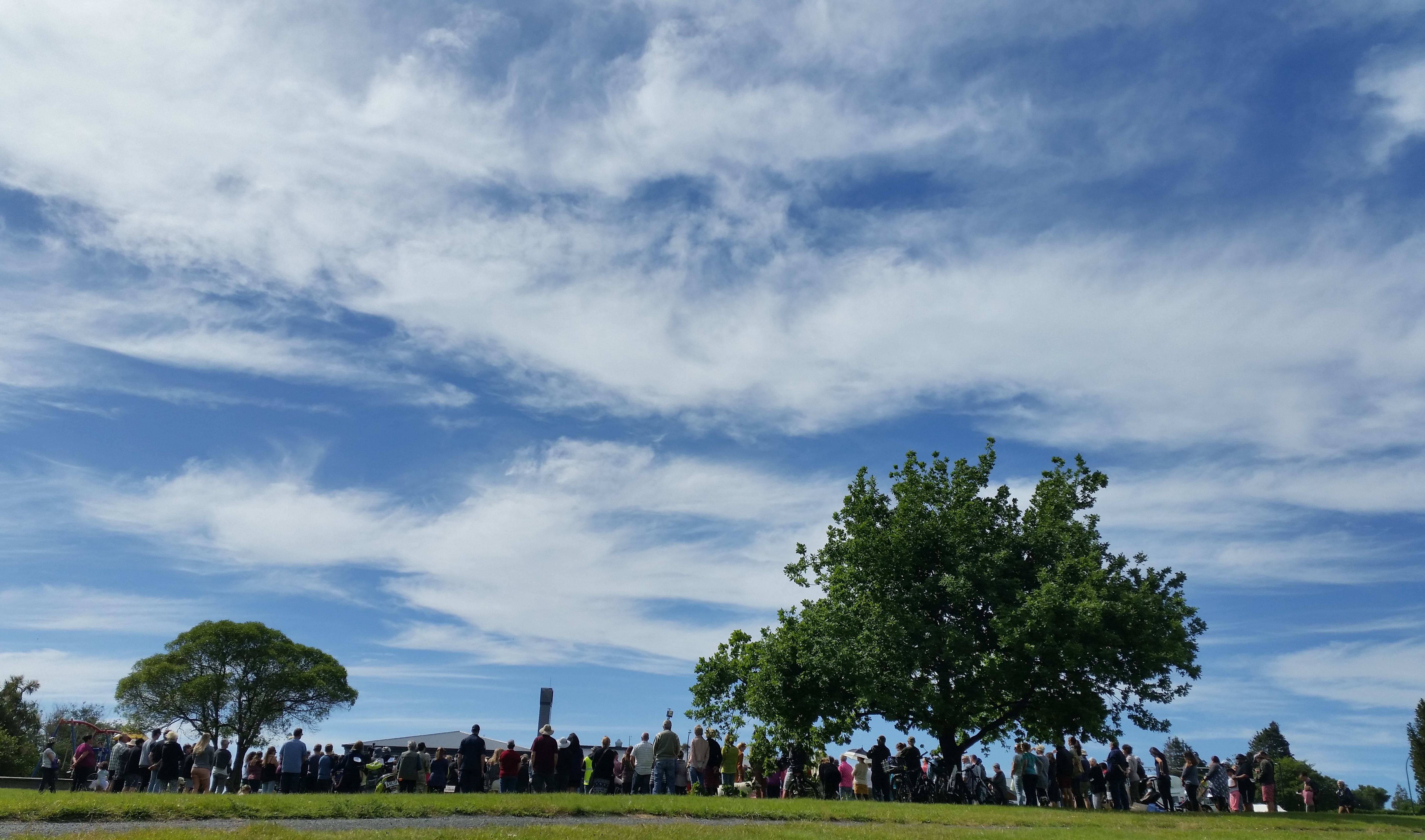A Sunday church service for about 75 people was held in Kaikoura nearly a week after the town was hit by the 7.8 magnitude earthquake.