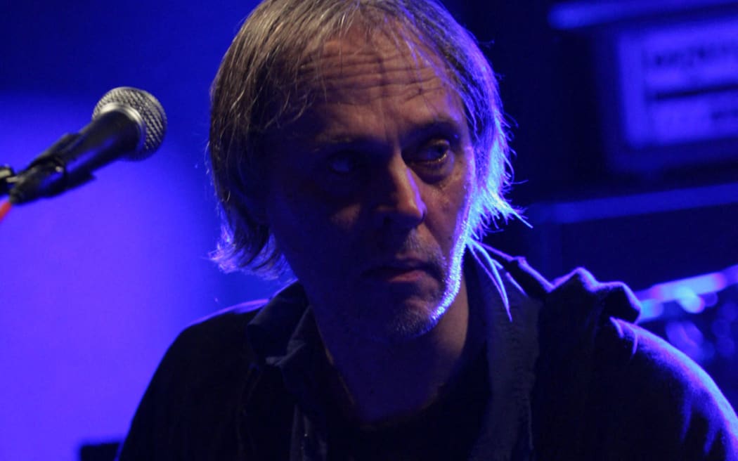 NEW YORK, NY - SEPTEMBER 12:  Guitarist Tom Verlaine of Television attends the "Fender Jazzmaster 50th Anniversary Concert" at the Knitting Factory  on September 12, 2008 in New York City.  (Photo by Thos Robinson/Getty Images for Fender) (Photo by Thos Robinson / Getty Images North America / Getty Images via AFP)
