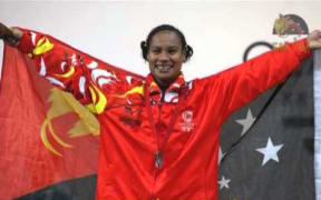 PNG weightlifter Dika Toua.