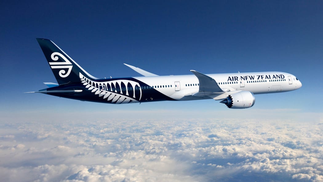 Air New Zealand plane.