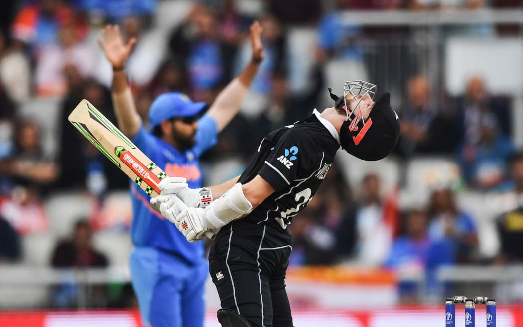 Kane Williamson playing against India World Cup 2019.