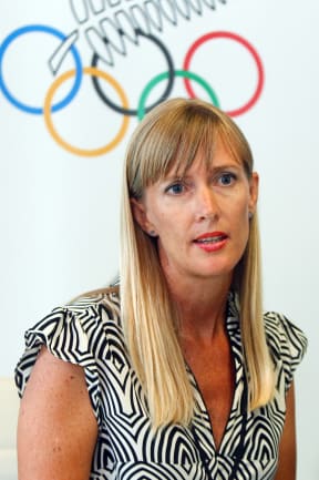 Ashley Abbott of the New Zealand Olympic Committee.