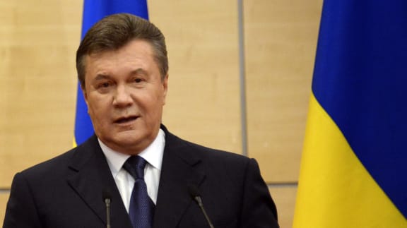Deposed President Viktor Yanukovych.