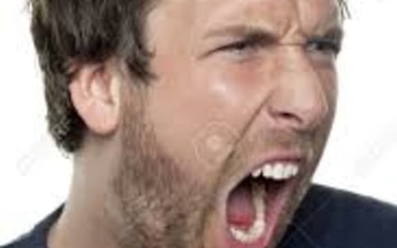 angry yelling
