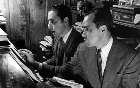 Harold Arlen (L) and Johnny Mercer