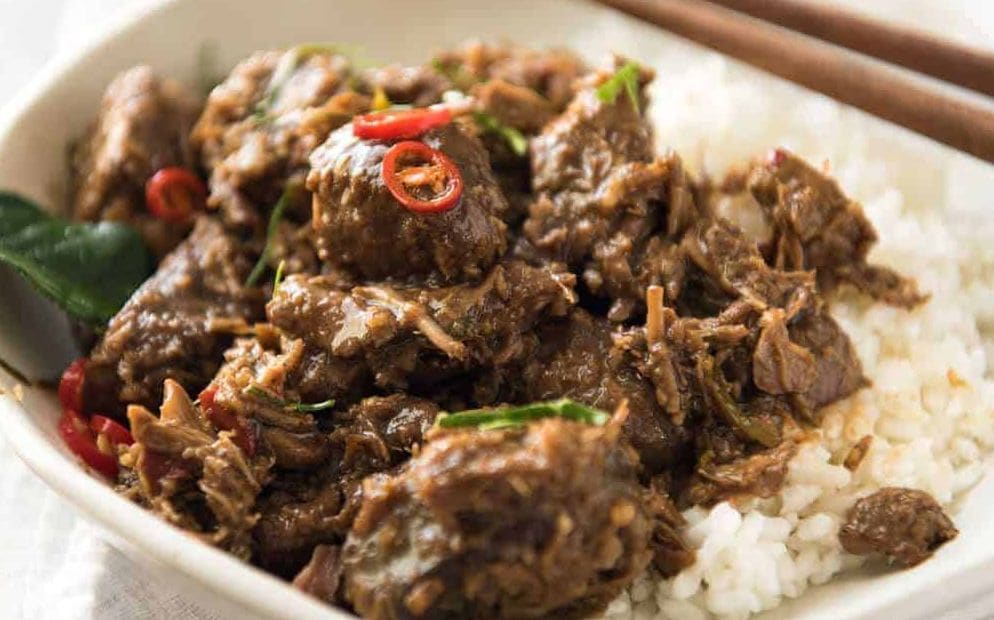 Beef rendang