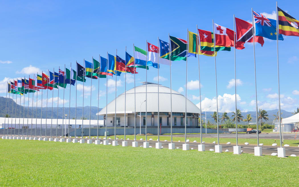 Commonwealth Heads of Government Meeting in Apia, Samoa.
