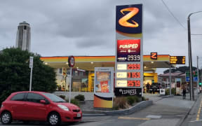Z on Taranaki Street, Wellington, on 15 March, after the government cut the fuel tax by 25 cents a litre.