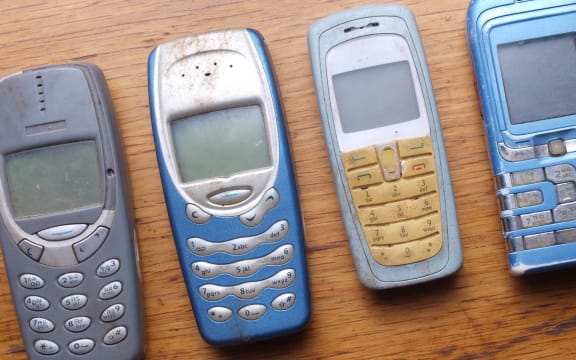 Old fashioned style mobile phone