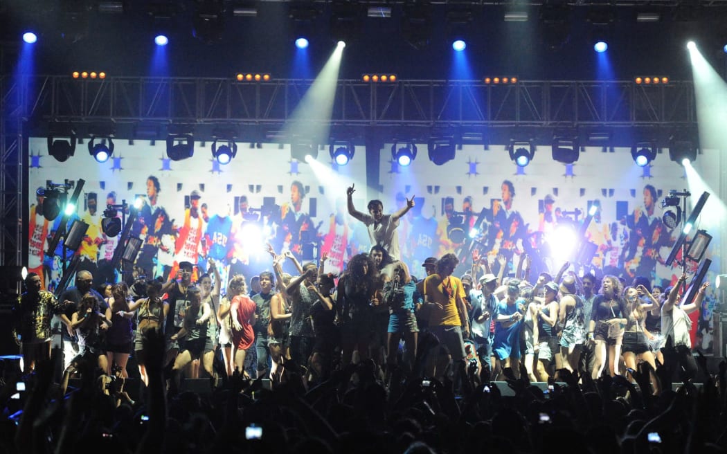 The Big Day Out in Auckland.