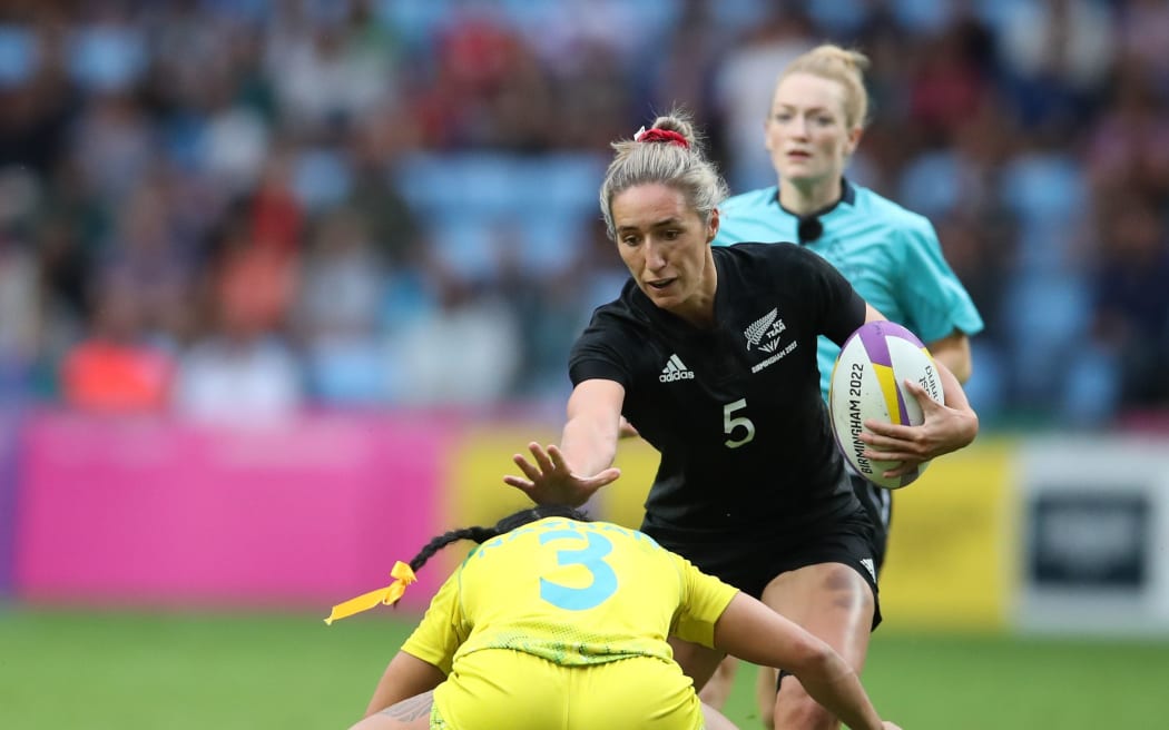 Sarah Hirini of New Zealand Black Ferns Sevens