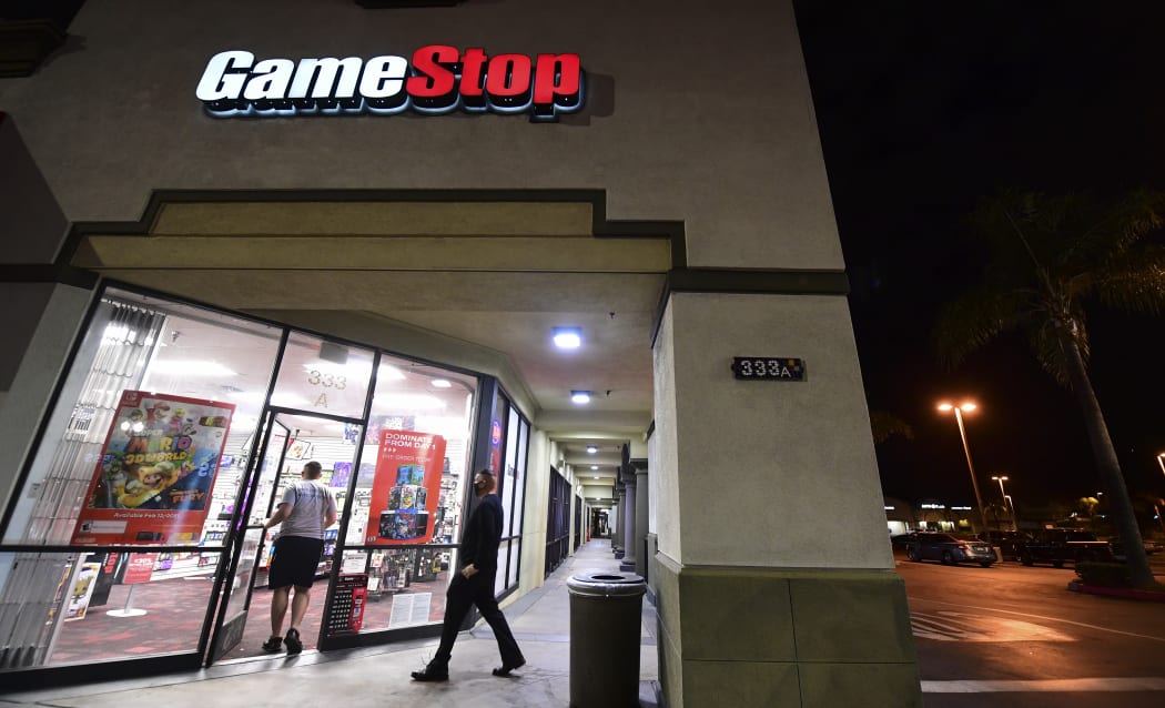 A GameStop store in California