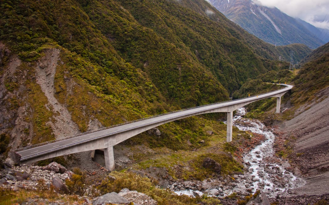Otira Viaduct, State Highway 73, via Arthurs Pass.