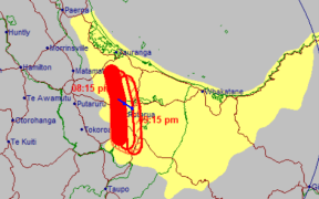 Thunderstorm watch for the Bay of Plenty until 9.15pm Friday.