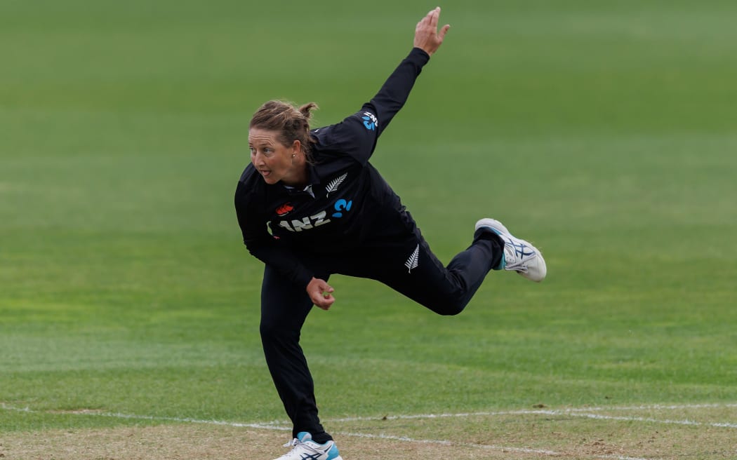 Sophie Devine of New Zealand