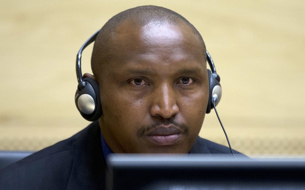 Rwandan-born Congolese warlord Bosco Ntaganda is seen during his first appearance before judges of the International Criminal Court in The Hague, Netherlands, on March 26, 2013, since his surprise surrender to face charges including murder, rape pillaging and using child soldiers in eastern Congo.