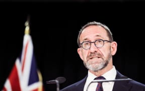 Health Minister Andrew Little gives a media conference on negotations for nurses' pay equity.